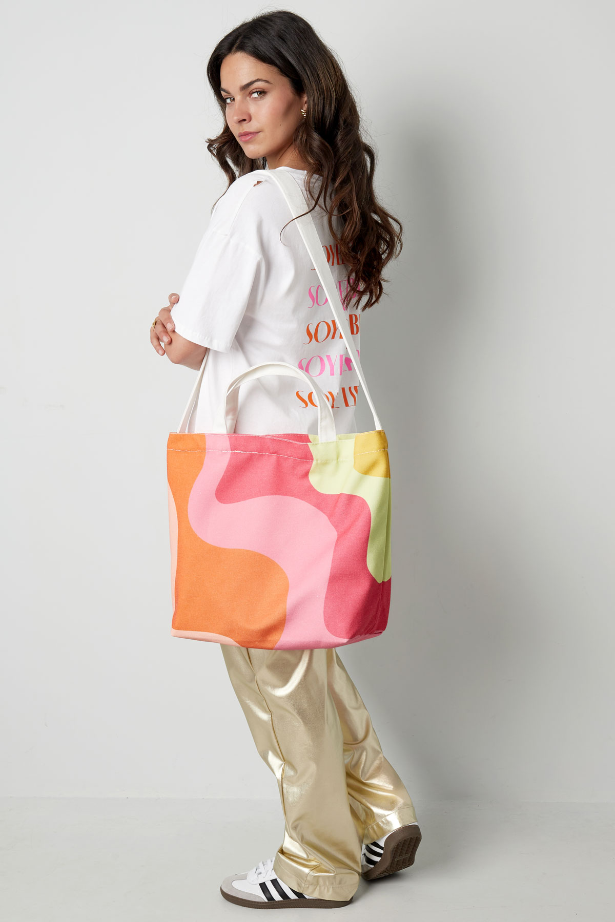 Canvas shopper colorbomb - multi Afbeelding3